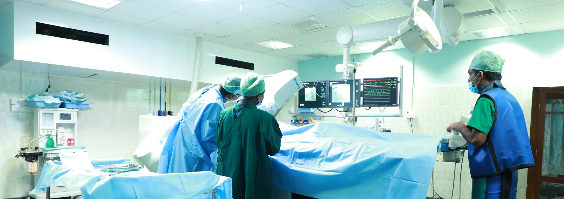 Cath Lab Sree Mookambika Institute of Medical Science, Kulasekharam